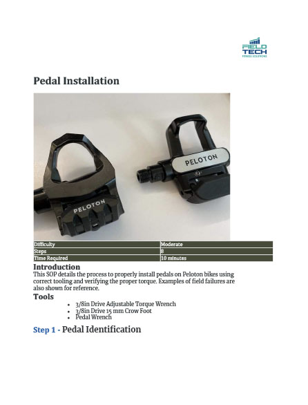adjusting peloton pedals